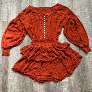 Orange Free People Dress